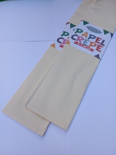 Papel crepe liso | CREMA