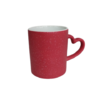 Taza Magica para sublimar| ROJO CON GLITTER | de cerámica