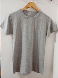 REMERA ALGODON HOMBRE GRIS | S AL XL - comprar online