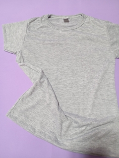 REMERA PARA SUBLIMAR MODAL NIÑOS GRIS | 4 AL 16 - Insumos de impresion Burzaco