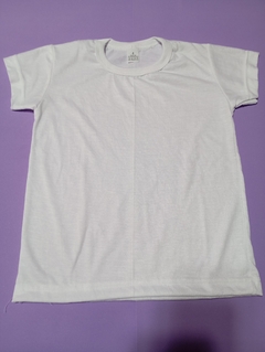 REMERA PARA SUBLIMAR SPUM NIÑOS BLANCO | 4 AL 16 en internet