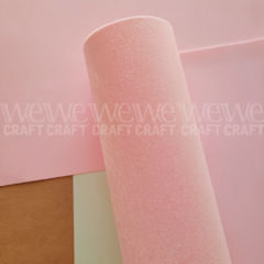 Goma eva con glitter PASTEL | 40x60x2mm | ROSA