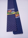 Papel crepé con lunares AZUL