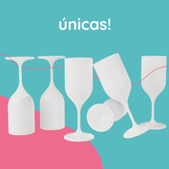 Imagen de Copas de polímero sublimable | BLANCO X 24