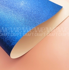 Cartulina con glitter | 35x50cm | AZUL