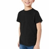 REMERA ALGODON NIÑOS NEGRO | 4 AL 16