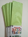 Papel crepe VERDE PERLADO - comprar online