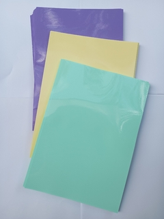 Tapas de encuadernacion A4 | pack x 50 | SURTIDO PASTEL en internet