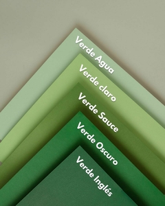 Opalina texturada Verde Oscuro | 180gr A4 - comprar online