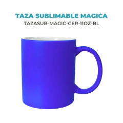 Tazas magicas de cerámica sublimables | Negro / Rojo / Azul CONSULTAR STOCK