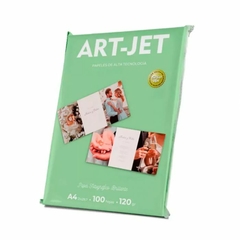 Papel fotográfico brillante | 120gr A4 | 100hjs | Art Jet