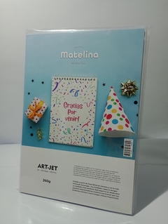 Papel Matelina doble faz | 260gr 50hjs A4 | Art Jet