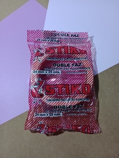 Cinta doble faz transparente Stiko | varias medidas - Insumos de impresion Burzaco
