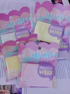 Notas adhesivas | colores pastel | Mooving | 5cmx7,5cm