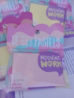 Notas adhesivas | colores pastel | Mooving | 5cmx7,5cm - comprar online