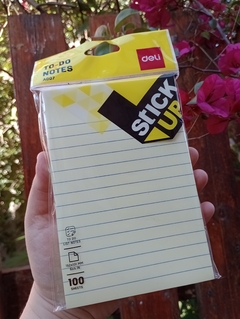 Notas adhesivas grandes | con renglones | 15cmx10cm