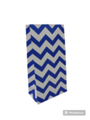 Bolsas con fuelle de papel | ZIG ZAG AZUL | ideal para candy