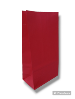 Bolsas con fuelle de papel | ROJO | ideal para candy