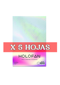 Adhesivo Holofan | Efecto Corazonada TRANSPARENTE | 5 HOJAS - comprar online