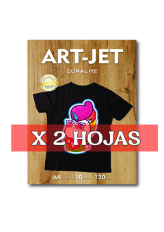 Papel transfer para prendas oscuras | Art Jet | 2 HOJAS - comprar online