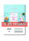 Papel Matelina doble faz | 260gr A4 | 25 HOJAS - comprar online