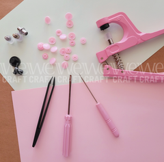 Kit colocador de broches a presión | 200 broches + pinza y accesorios | Ibi Craft - comprar online