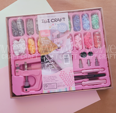 Kit colocador de broches a presión | 200 broches + pinza y accesorios | Ibi Craft