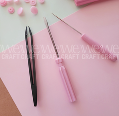 Kit colocador de broches a presión | 200 broches + pinza y accesorios | Ibi Craft - tienda online