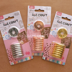 Anillos de expansión para encuadernar | GOLD | 32mm x 8 unidades
