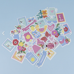 Diecuts ilustrados | para scrapbooking | colección Correo Bonito de Ibi Craft - comprar online