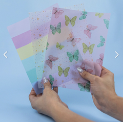 Papeles vegetales ilustrados | Colección Correo Bonito de Ibi Craft - comprar online