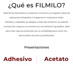 Filmilo adhesivo Blanco Perlado | A4 20 hjs | Art Jet en internet