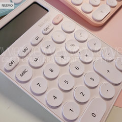 Calculadoras Ibi Craft Tendance | 12 dígitos color Blanco - Insumos de impresion Burzaco