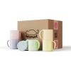 Tazas de polimero sublimables | COLORES PASTEL SURTIDOS | caja x 36