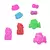 MASSINHA DE MODELAR MALETA HELLO KITTY - KIT C/ 150G 10 CORES + 5 MOLDES - Lukatoner