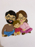 Familia menino e menina
