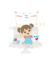 MENINA PINTANDO - DIA DOS PAIS - comprar online