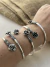 Bracelete Boho Cruzado Rosas 3D - loja online