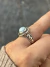 Anel Pedra Natural Redonda Larimar - comprar online