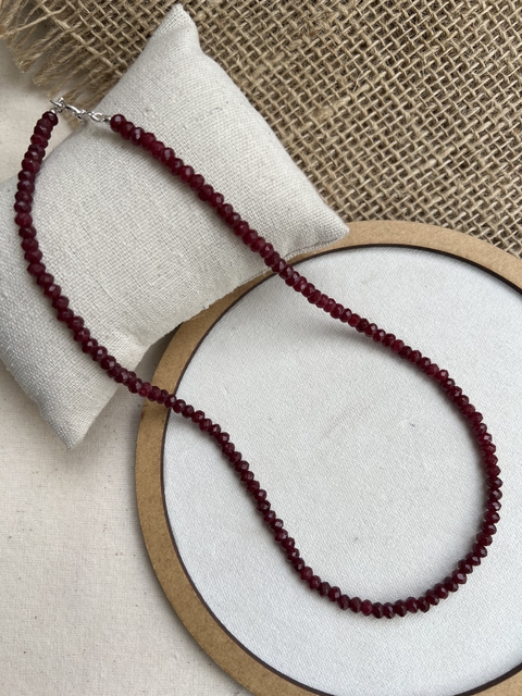 Gargantilha Rubi Indiano