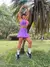Saia Shorts Lavender na internet