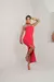 Vestido Celine Poliamida Premium: Elegância Tomara que Caia com Fenda - Makel Brasil
