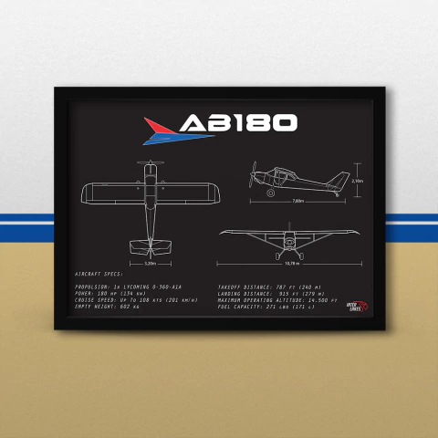 Quadro/Poster Aero Boero Ab-180 - comprar online