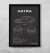 Quadro/Poster Chevrolet Astra Gls 16v 2000 | Preto & Branco - comprar online