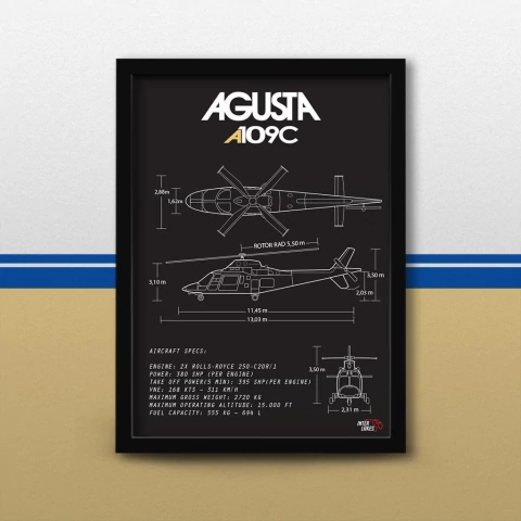 Quadro/Poster Agusta A109 C