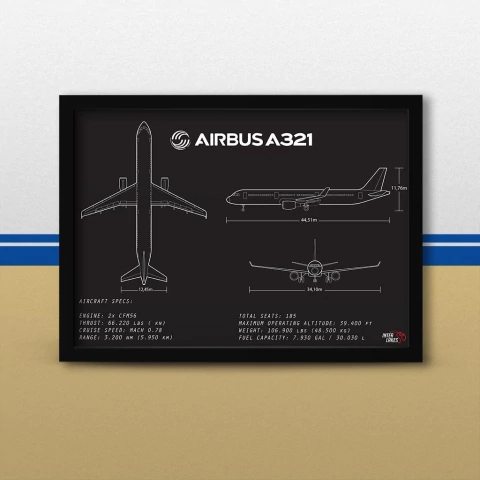 Quadro/Poster Airbus A321