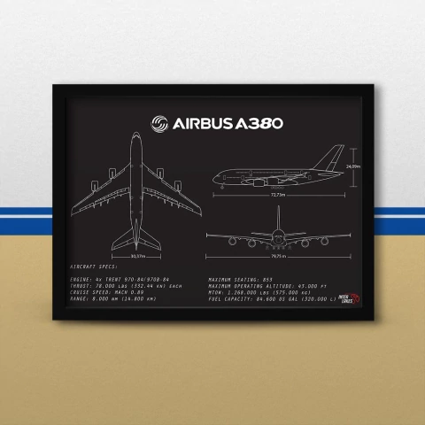 Quadro/Poster Airbus A380