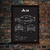 Quadro/Poster Audi A3 Sedan 2.0 2022 | Preto & Branco - loja online