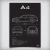 Quadro/Poster Audi A4 2.0 Avant 2017 | Preto & Branco - Interlakes | Eternize sua paixão