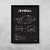 Quadro/Poster Bmw 318Is E36 Coupe | Preto & Branco